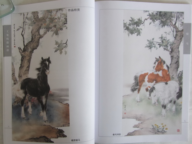 李学志的相册《工笔线描画谱—骏马》